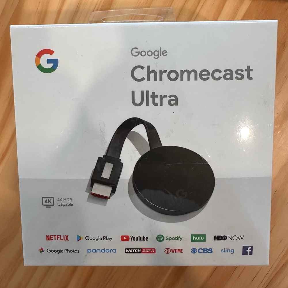Google Chromecast Ultra - Black